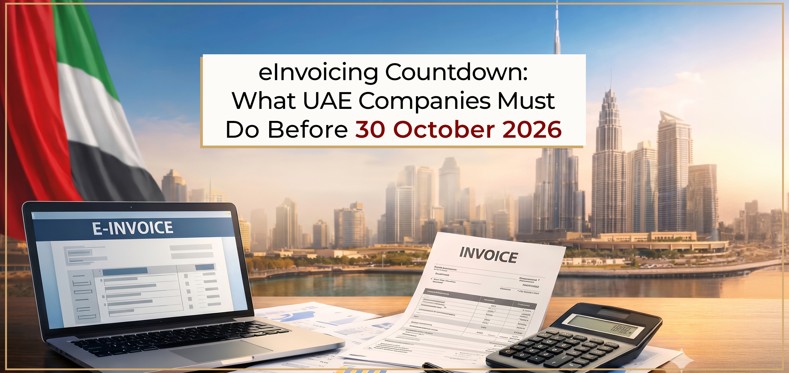 eInvoicing Countdown: What UAE Companies Must Do Before 30 October 2026